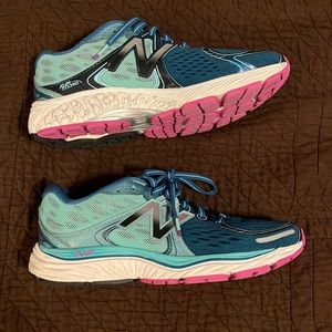 Womens New Balance 1260 V6 teal blue green shoes size 8 D wide
